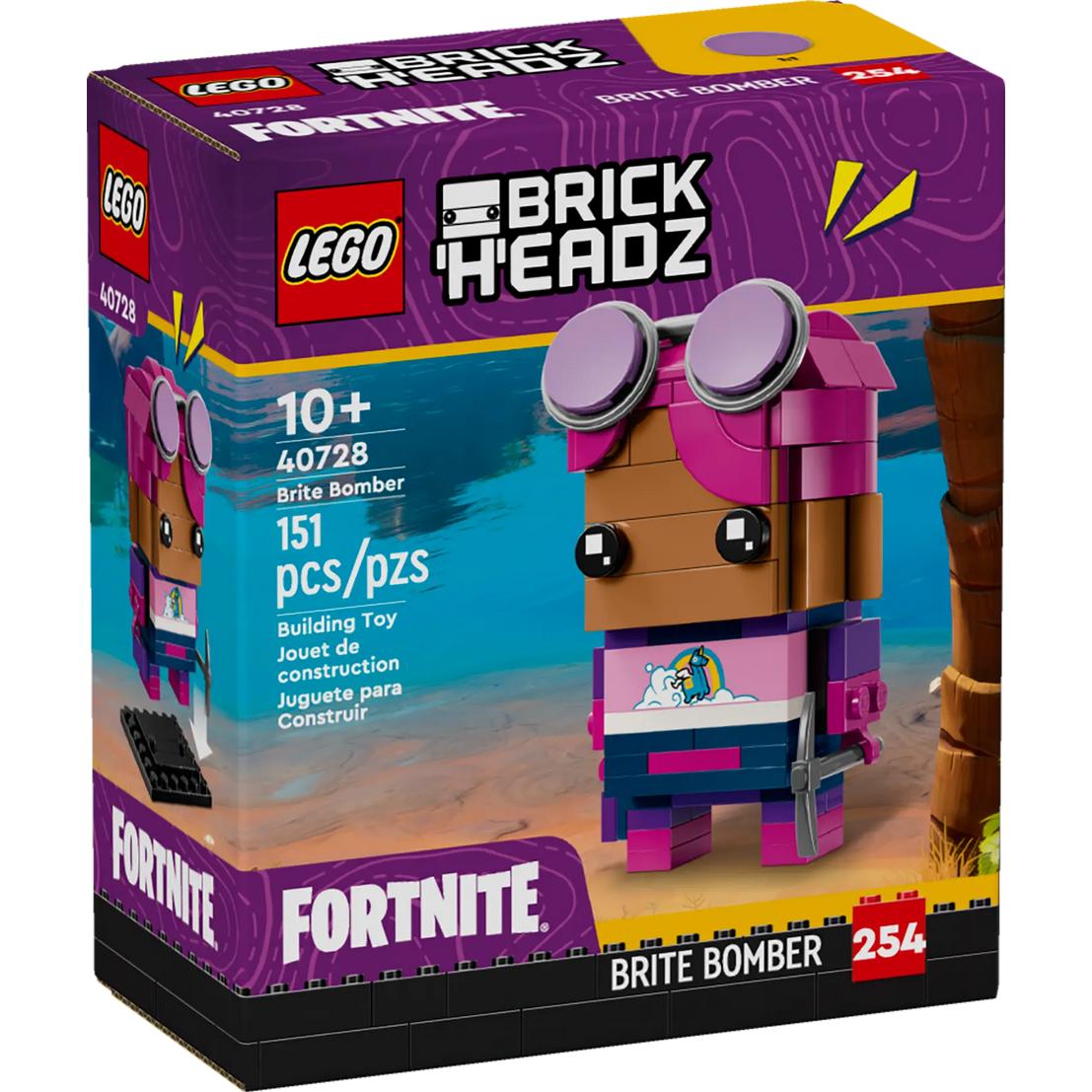 LEGO BRICKHEADZ 40728: Fortnite Bombardera brillante