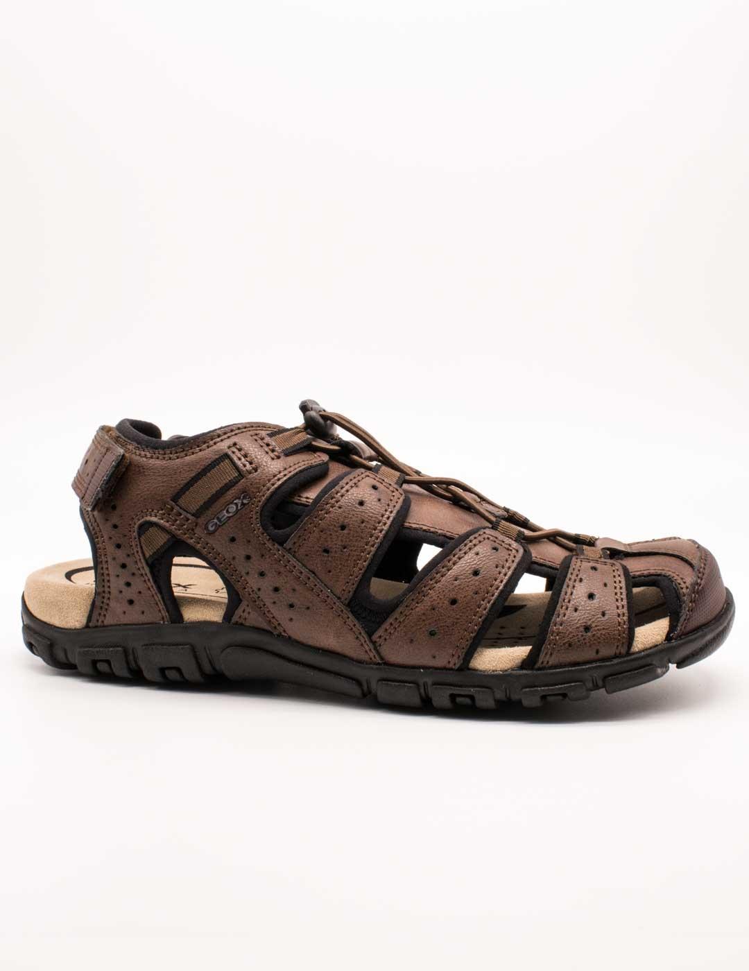 Sandalia Geox U6224B 0MEBC C0013 Strada Brown de Hombre