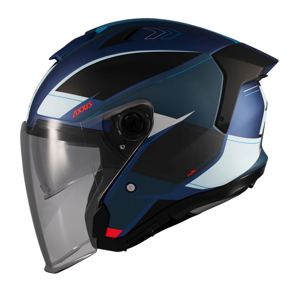 Casco Axxis Blazer Sv Traffic   Ce U