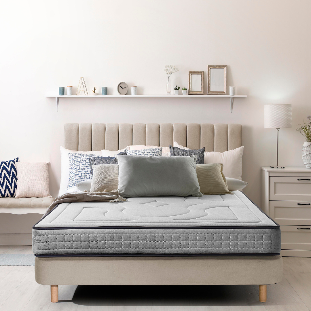 Colchón Bezen Viscoelástico Bellagio Deluxe 21 cms Firmeza Alta colchón Espuma de alta resiliencia Certificados Sanitized® y Oeko-Tex®
