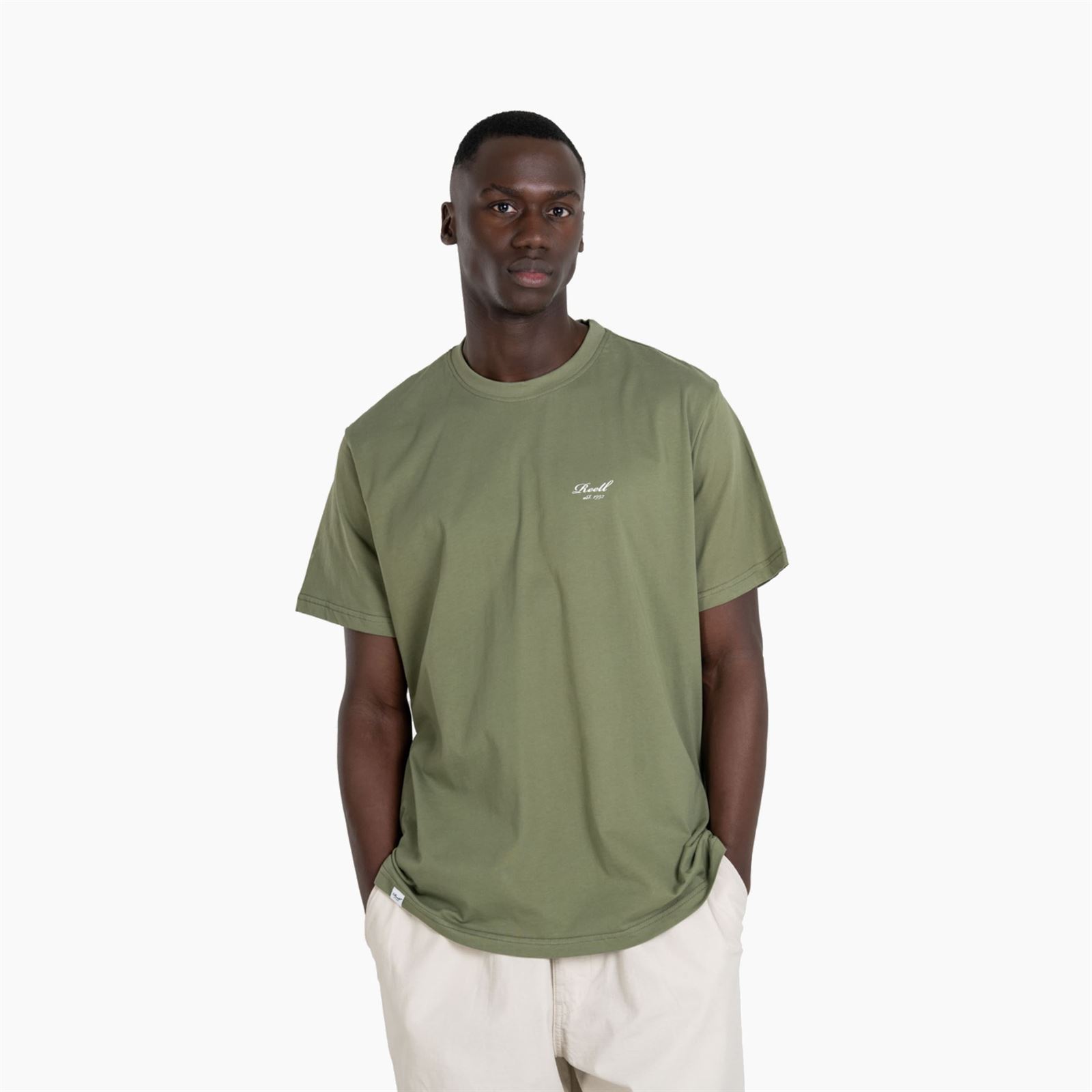 Camiseta Reell Staple Logo T-Shirt Olive RE3322