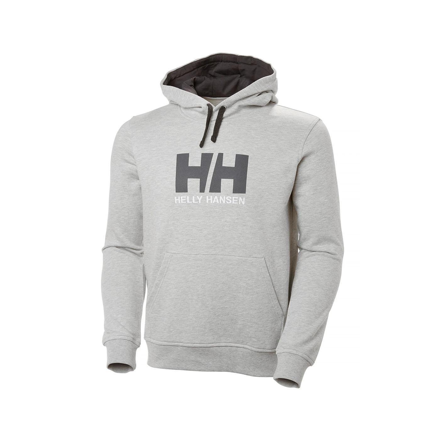 Helly Hansen Sudadera Hombre Gris Algodón Orgánico HH Logo