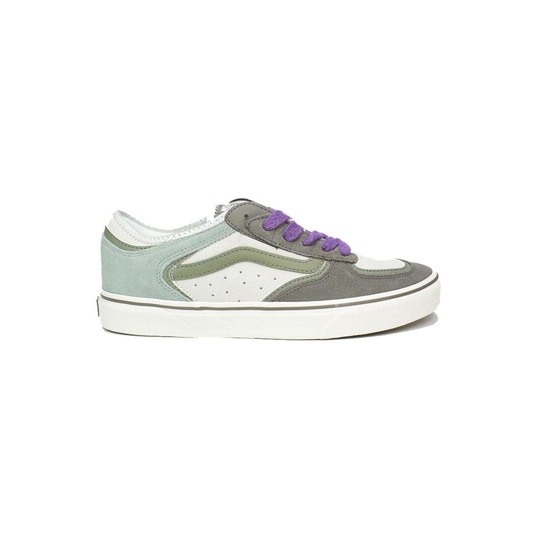 Zapatilla Hombre Vans Rowley Verde Resistente de Ante