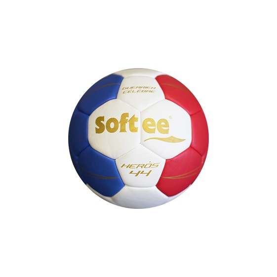 balón balonmano softee heros color rojo/blanco/azul tamaño 2