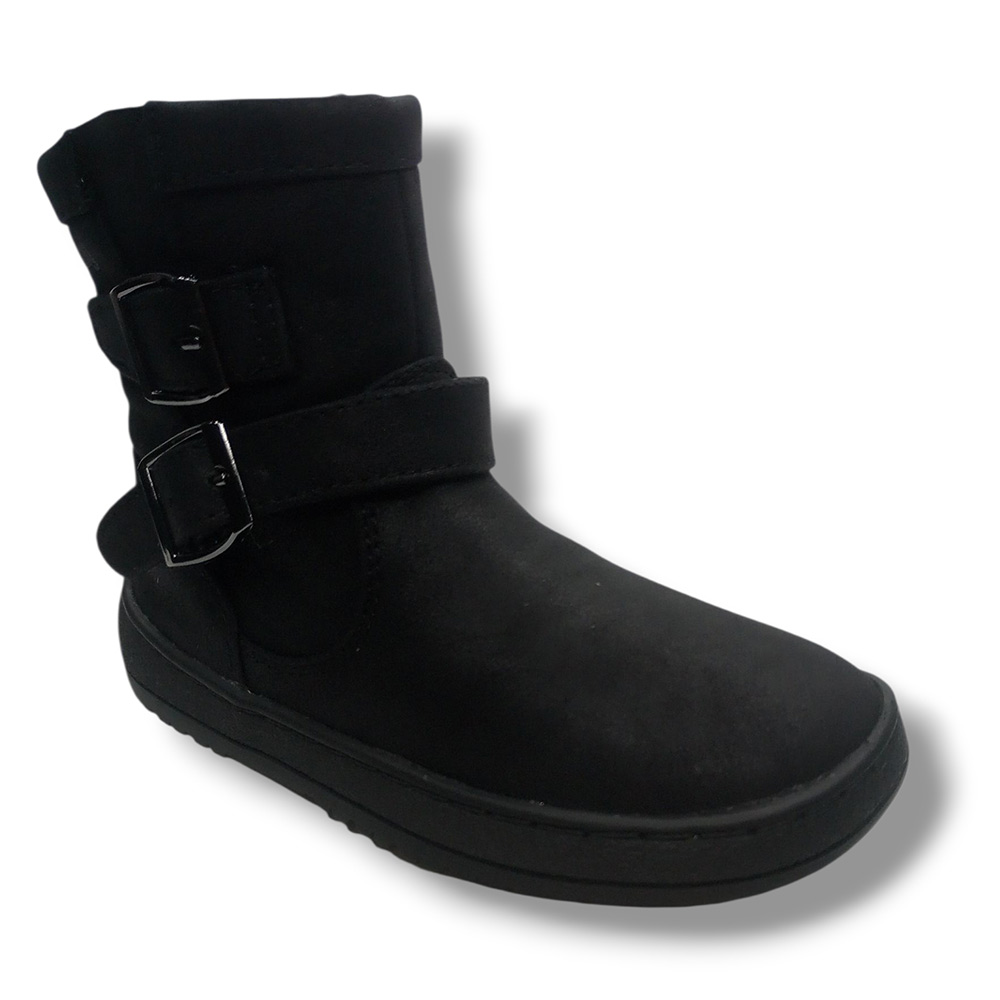 Mustang Botas niña 49314 C56889 PANAMA BLACK calzado niños Winter ROYALE CORDONETS