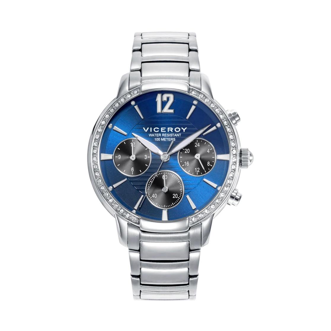 Reloj VICEROY Mujer Chic 401208-35 - Colección Laura Escanes - Esfera azul