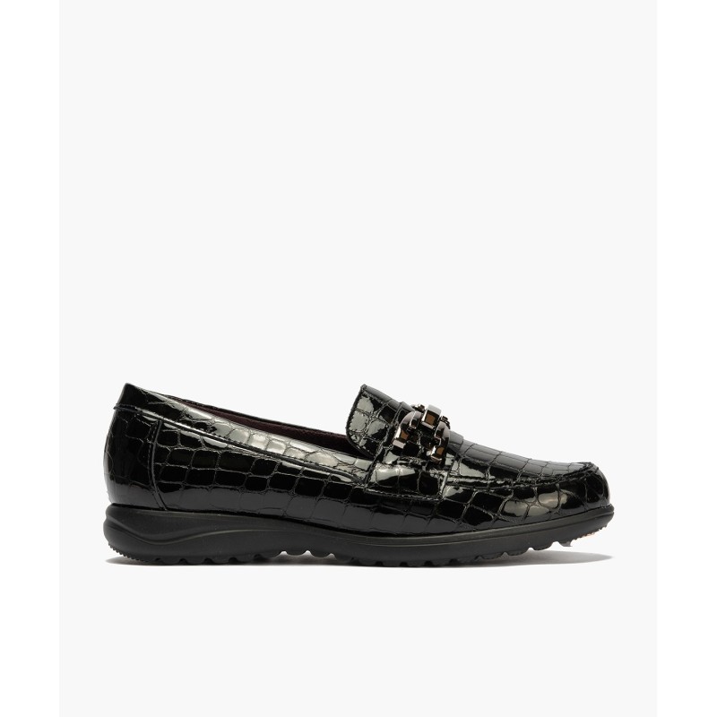 Mocasines y náuticos mujer PITILLOS 20511 NEGRO MOCASIN ESTRIBO CHAROL COCO NEGRO 40196 26I