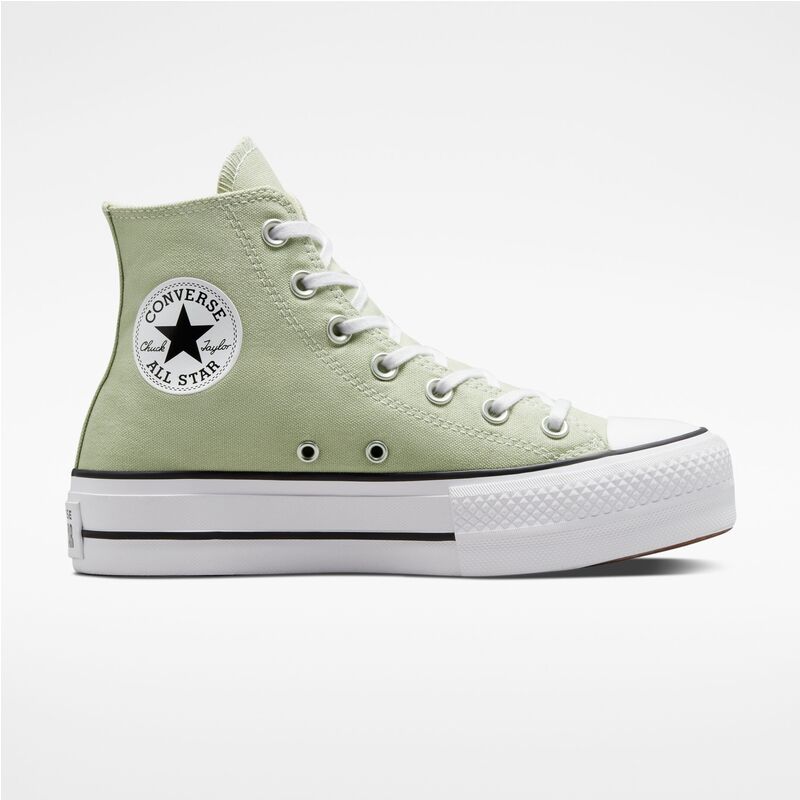 Zapatillas Converse Plataforma Verde Chuck Taylor All Star Platform