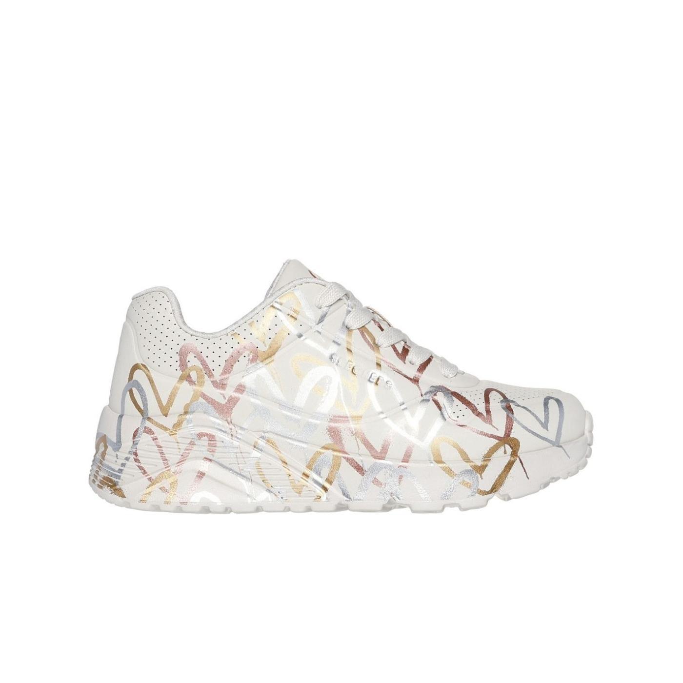 Skechers - Zapatilla Niña UNO LITE - Blanco - Fashion