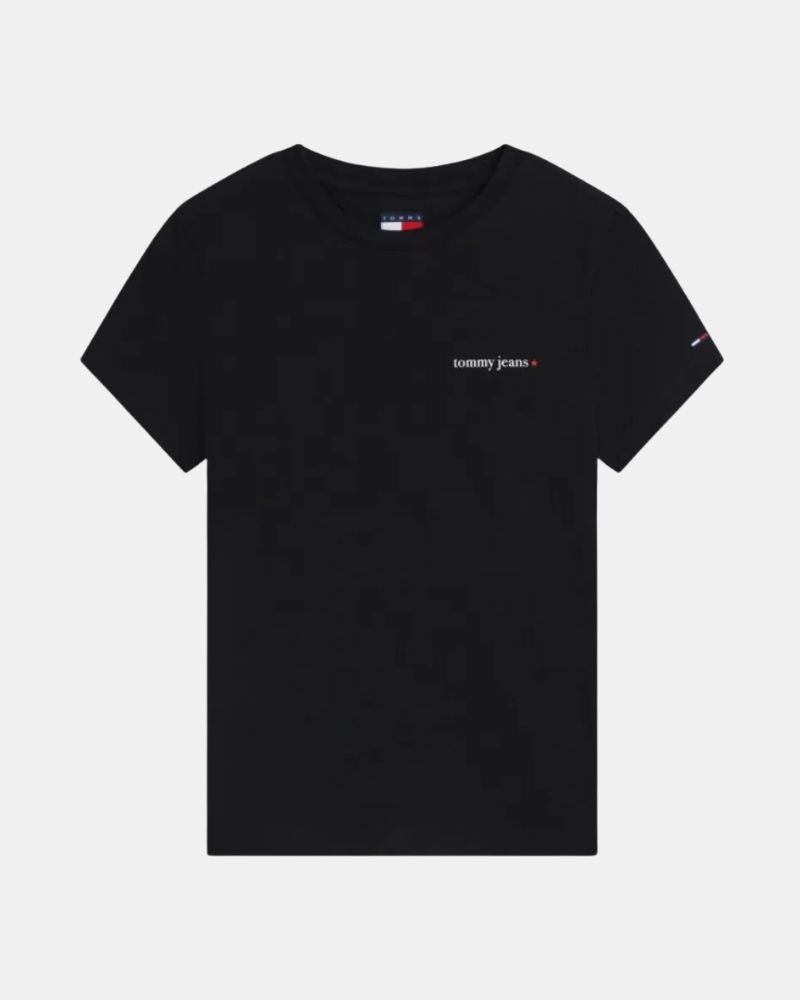 TOMMY HILFIGER DW0DW23479BDS Camisetas Manga corta Mujer Negro
