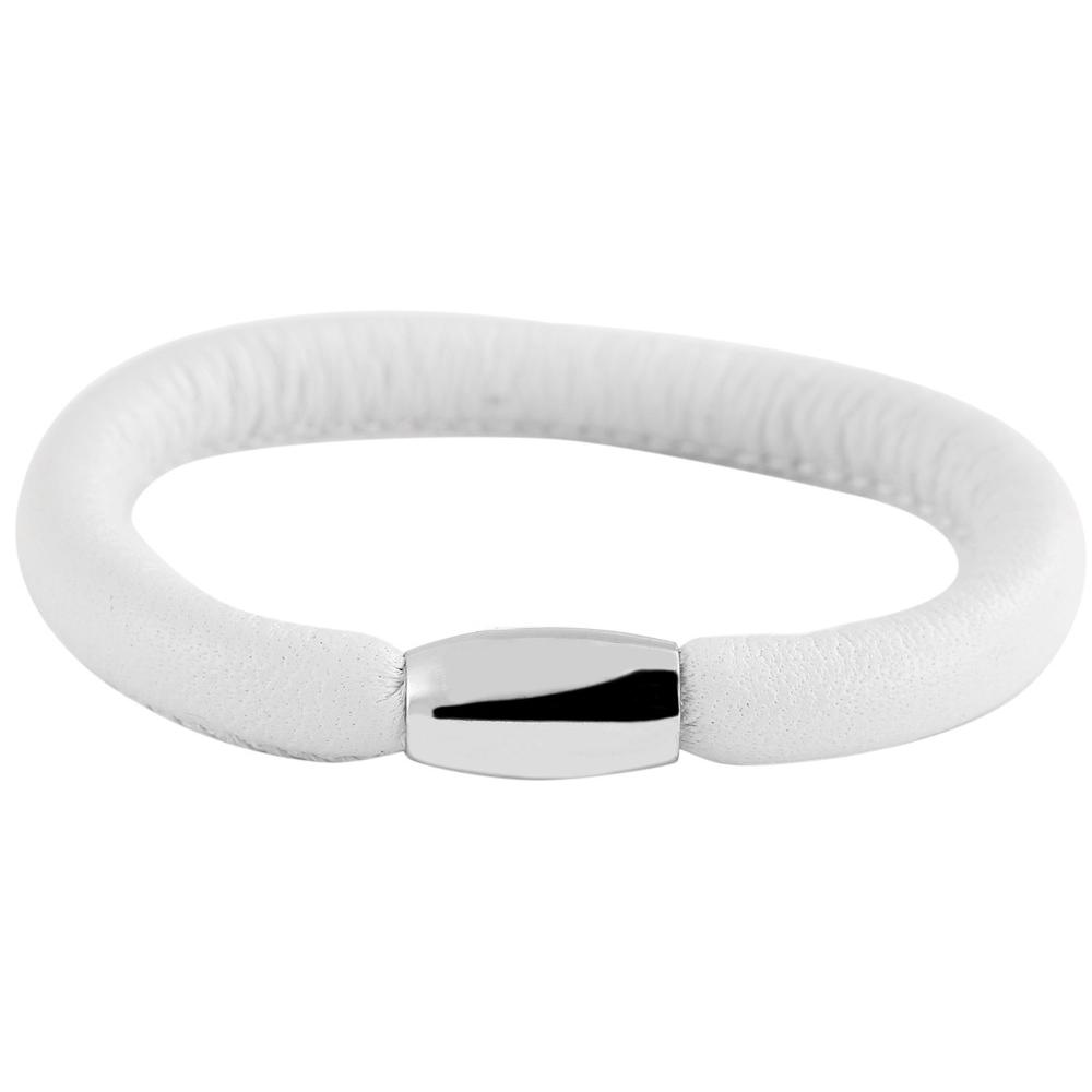 Akzent® Pulsera Redonda de Couro Genuíno Cham Cham 18cm