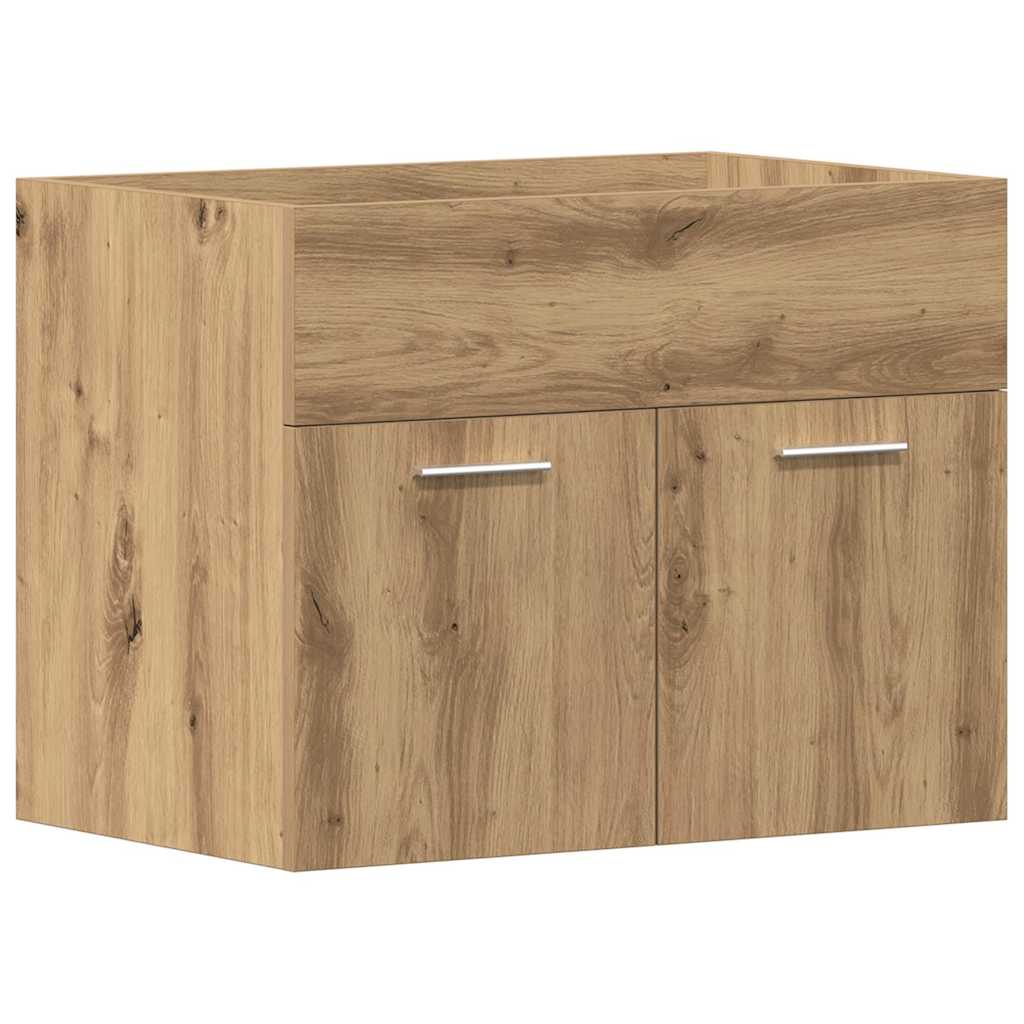 vidaXL Mueble de lavabo de baño madera roble artisan 60x38,5x46 cm