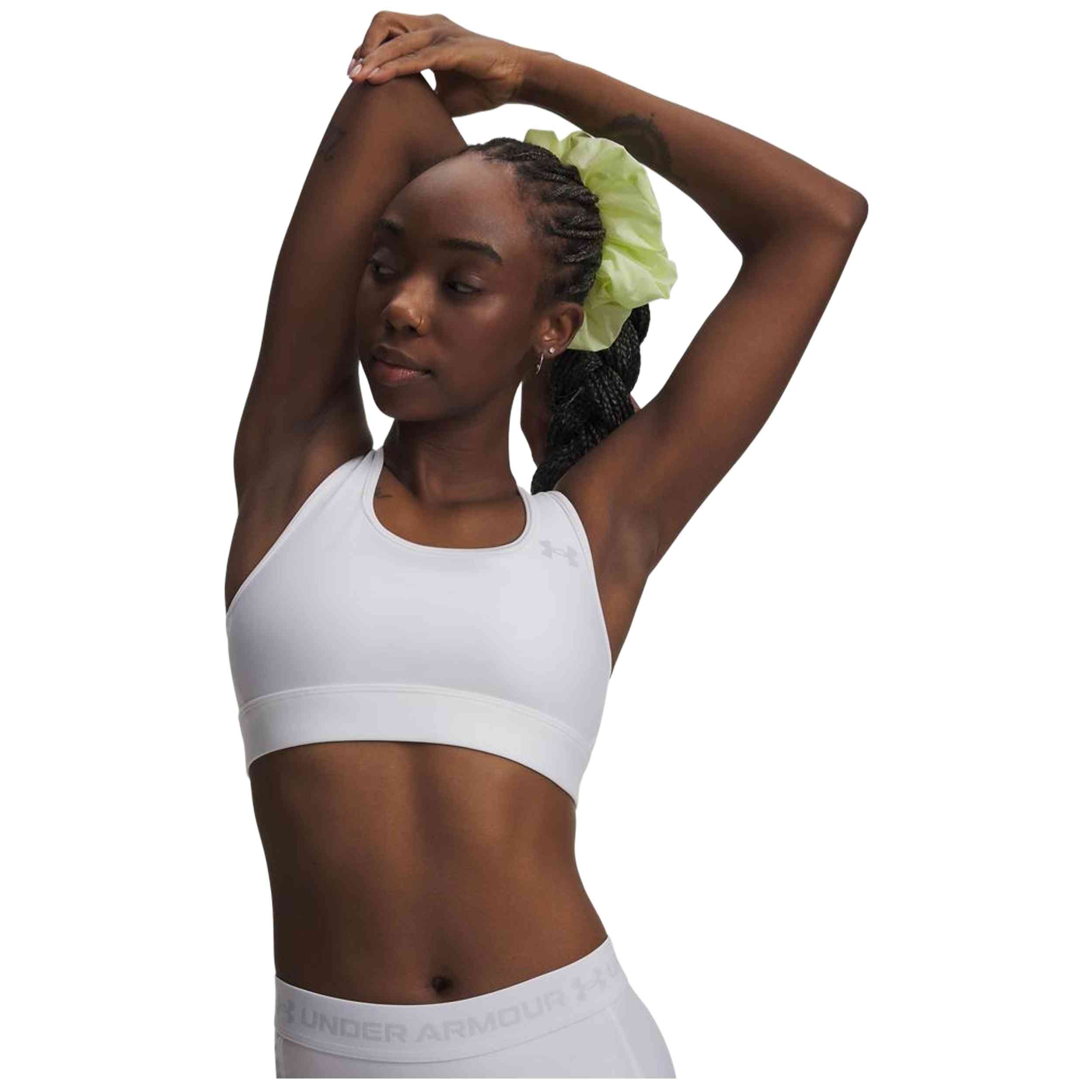 Top Under Armour modelo UA HeatGear Mid para Mujer en color Blanco