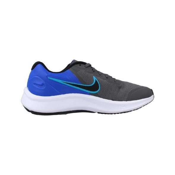 NIKE STAR RUNNER 3 GS GRIS/AZUL 012