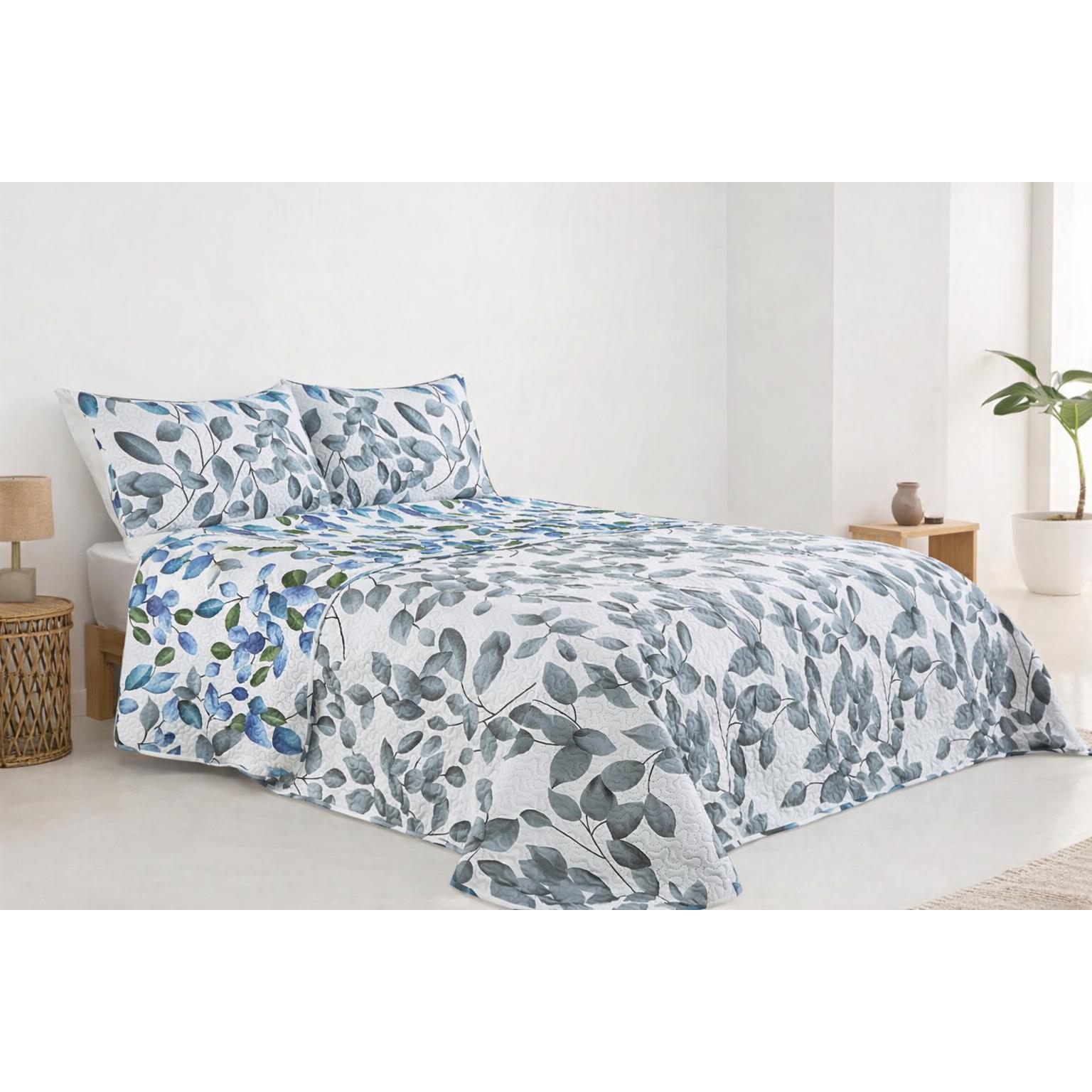 Colcha bouti para Verano y Entretiempo, Colcha para Cama 90/105/135/150, 100% Poliester, Colcha Cubre Cama Fina, Suave, incluye funda de cojin 45x70cm