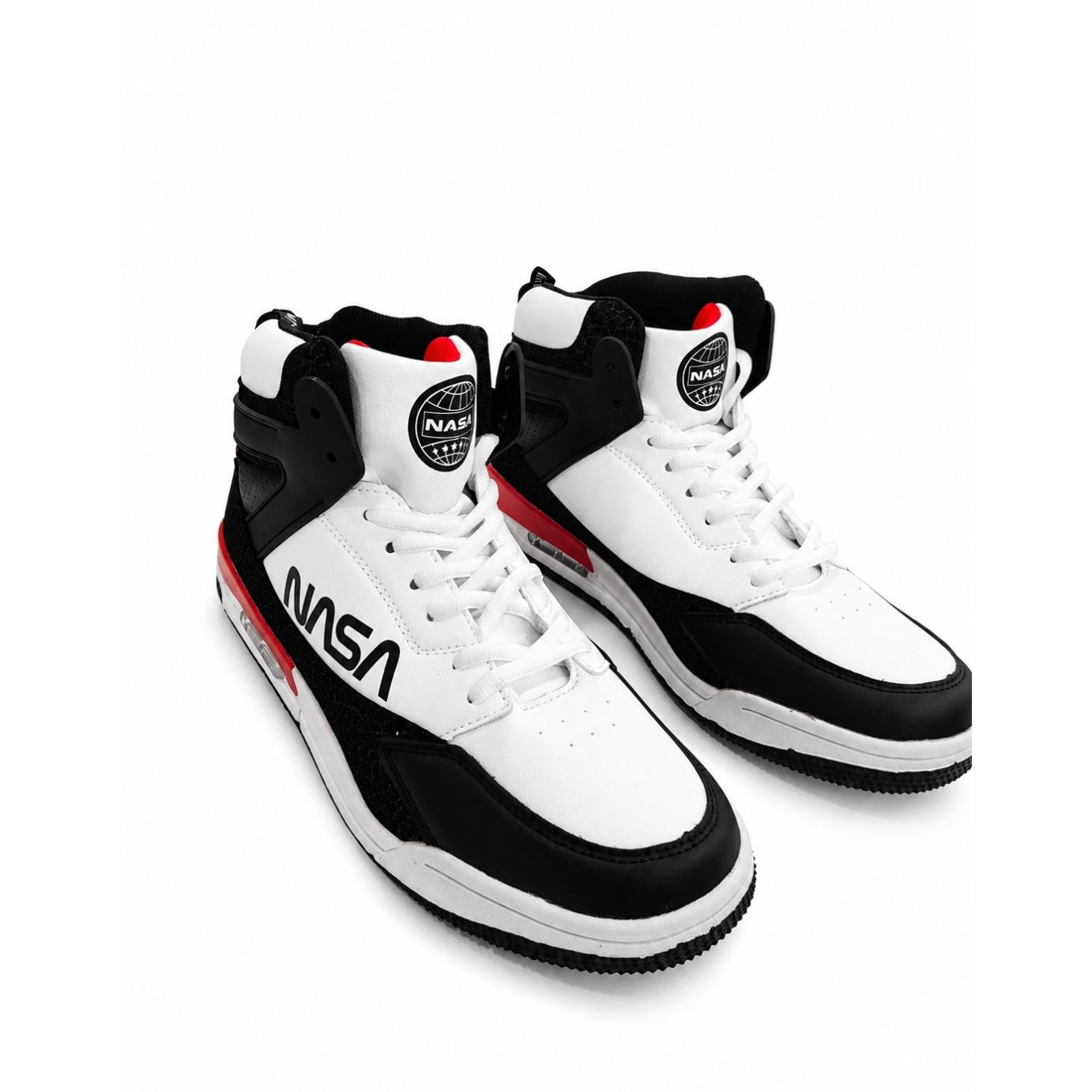 NASA - Zapatillas casual hombre estilo urbano retro space-age con acolchado interior, collar y lengüeta acolchados para comodidad diaria