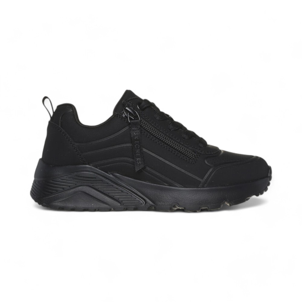 SKECHERS UNO LITE EASY ZIP NEGRA