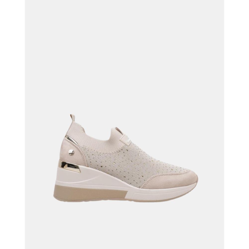 XTI 142418 Zapatillas Mujer Beige