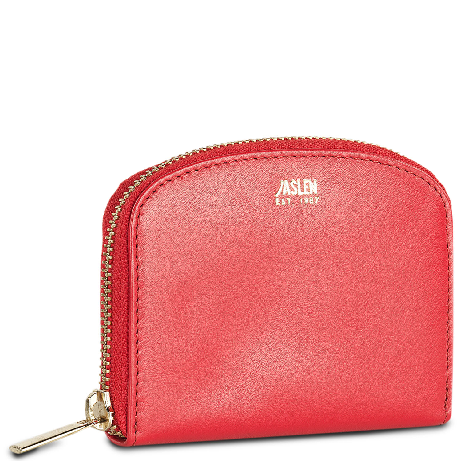 Monedero Mujer Pequeño - Carteras De Mujer Piel De Marca JASLEN - Monedero Mujer Piel Con Cierre Cremallera - Cartera Mujer Piel 204726