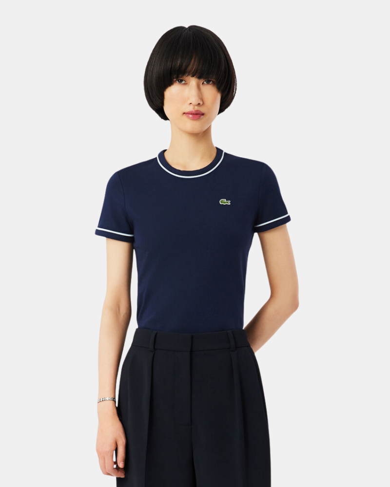 Lacoste TF5289 Camisetas Manga corta Mujer Verde
