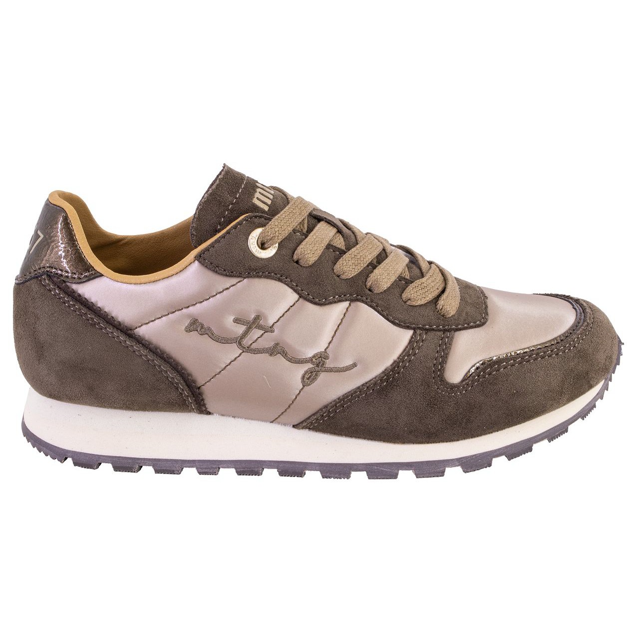 MUSTANG 60076 Zapatillas casual de mujer taupe 626