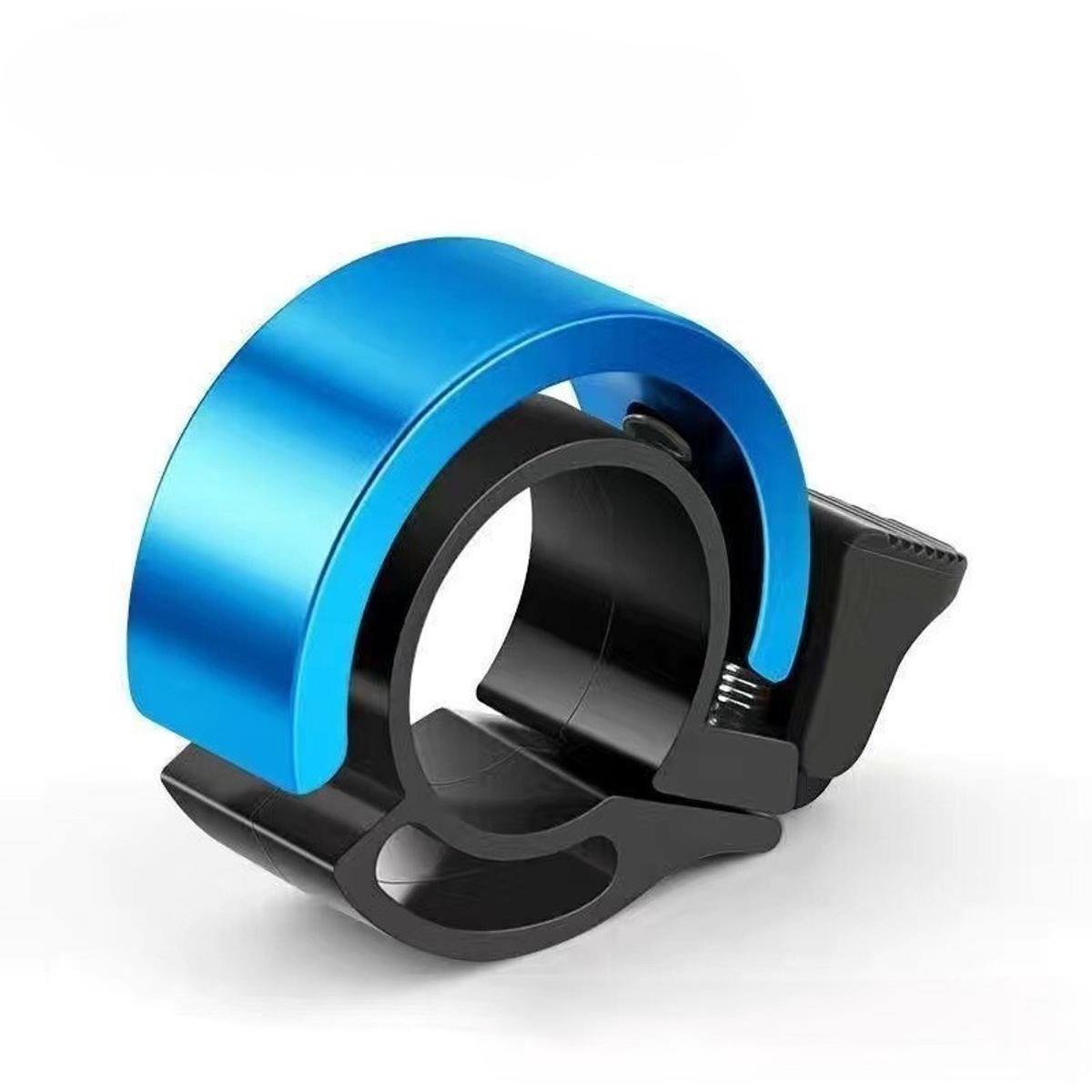 Verpakking van 1 fietsbel, minibel, fietsbel, 90 dB luid voor mountainbikes, racefietsen en kinderen, Blauw,31.8mm