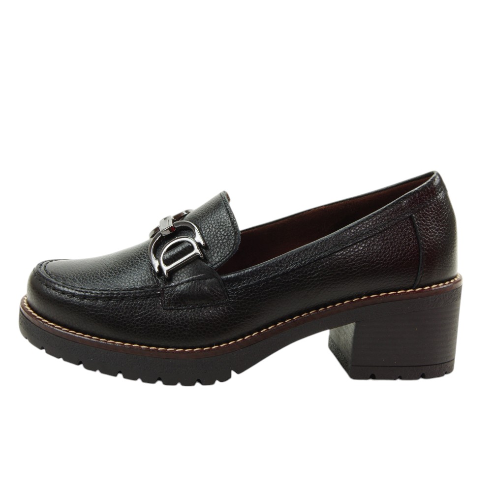 PITILLOS mod. 20520 mocasín para mujer en piel natural, sin cordones