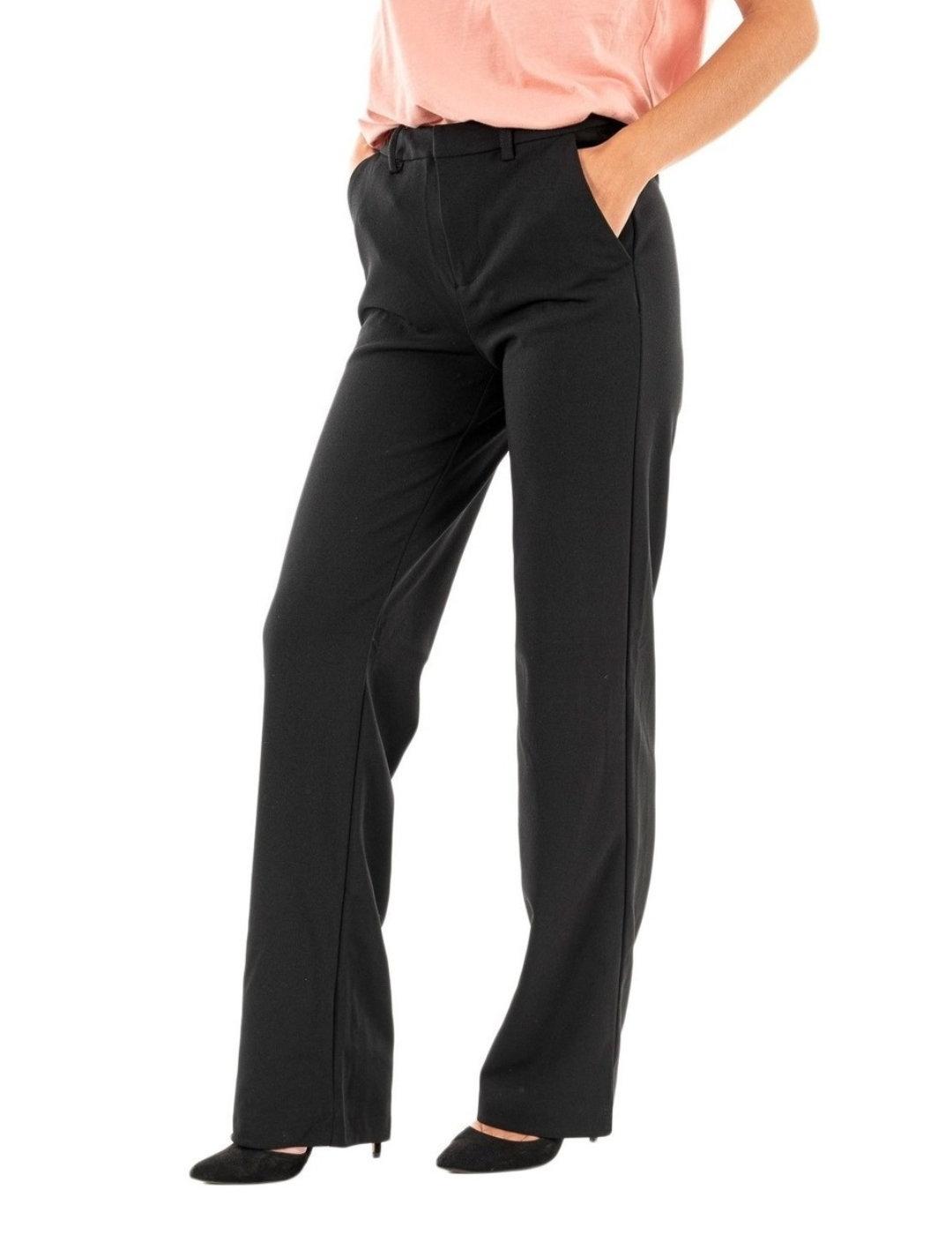 Pantalón Only Raffy recto negro de mujer-&