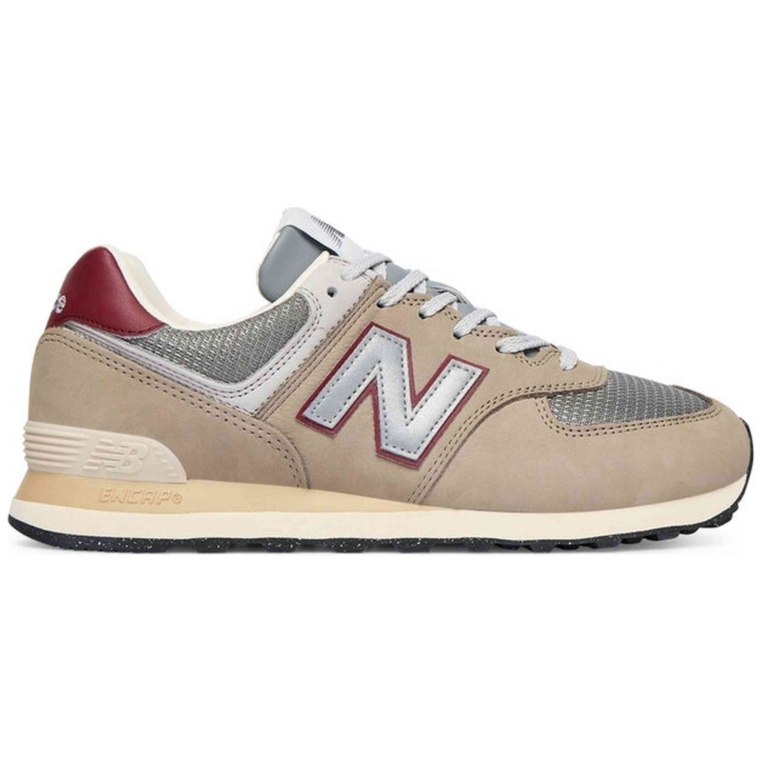 Zapatillas New Balance modelo U574SKB para hombre y mujer en color Beige