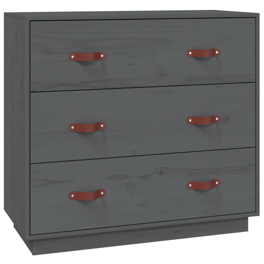 Vidaxl Aparador de Madera Maciza de Pino 80x40x75 Cm