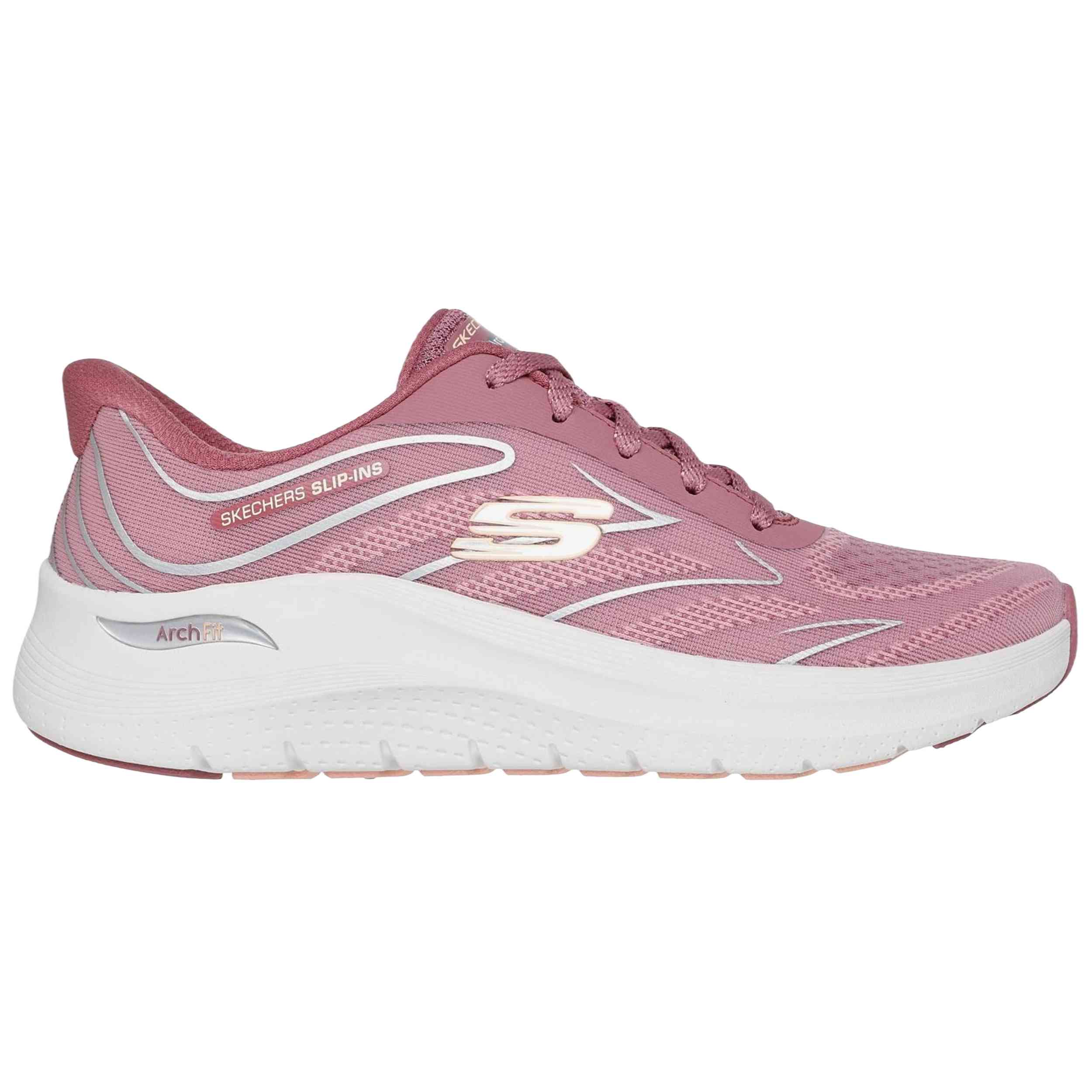 Zapatillas Skechers modelo Slip-ins ARCH FIT 2.0 - SLEEK STRIDE "Rosado" para Mujer en color Rosa