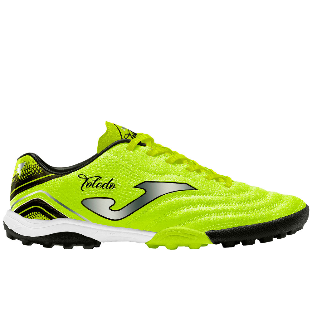 Zapatillas fútbol Joma Toledo Jr 2309 Amarillo Flúor Negro Turf 105716  Calzados DEPORTES FUTBOL-SALA Joma MARCAS