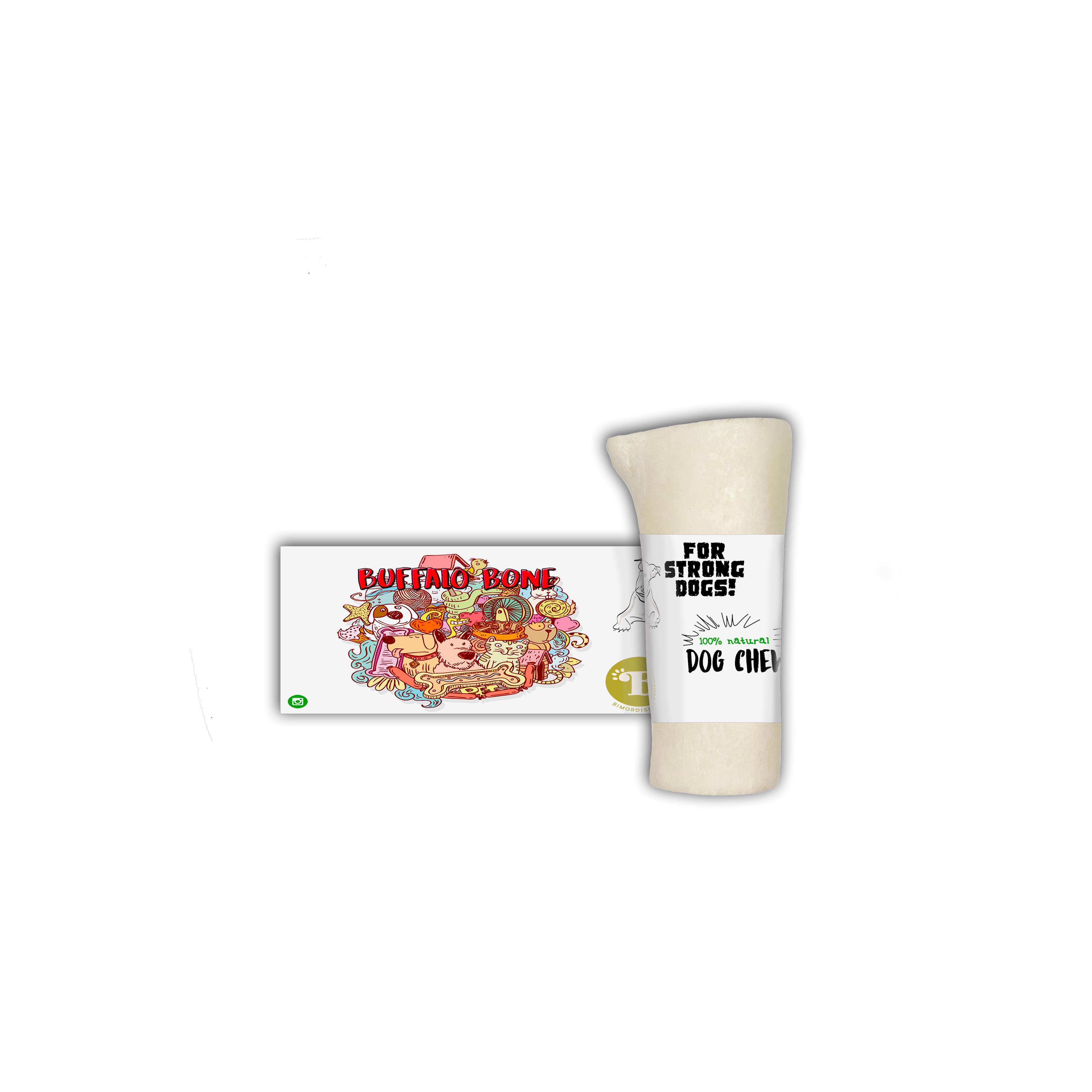 BIMORDISCOS Pet Products - Hueso de Búfalo para Perros