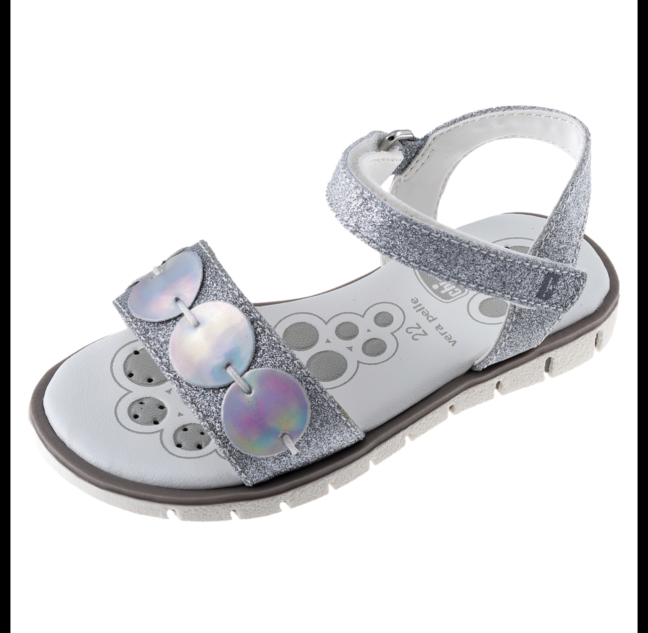 Sandalia Chicco Carly Plata - Cómoda y Elegante