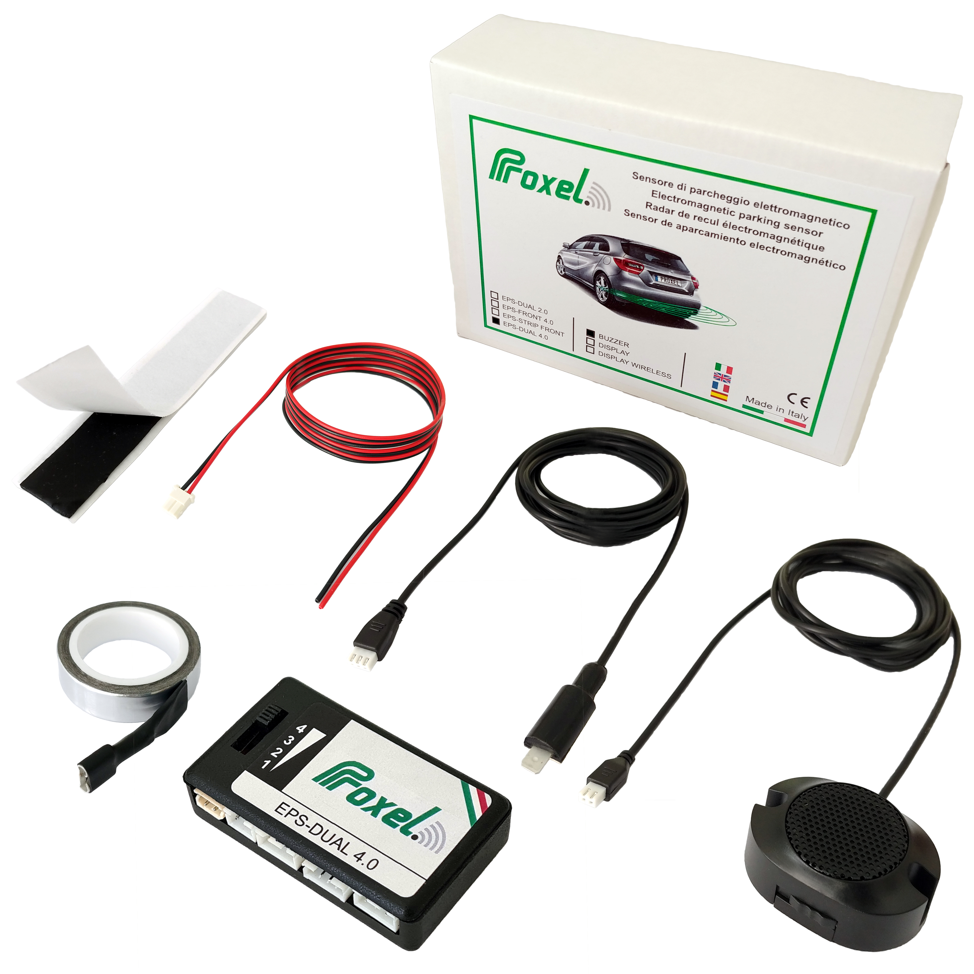 Sensor de Estacionamiento Electromagnetic Invisible Trasero sin Necesidad de Taladrar El paragolpes - Proxel
