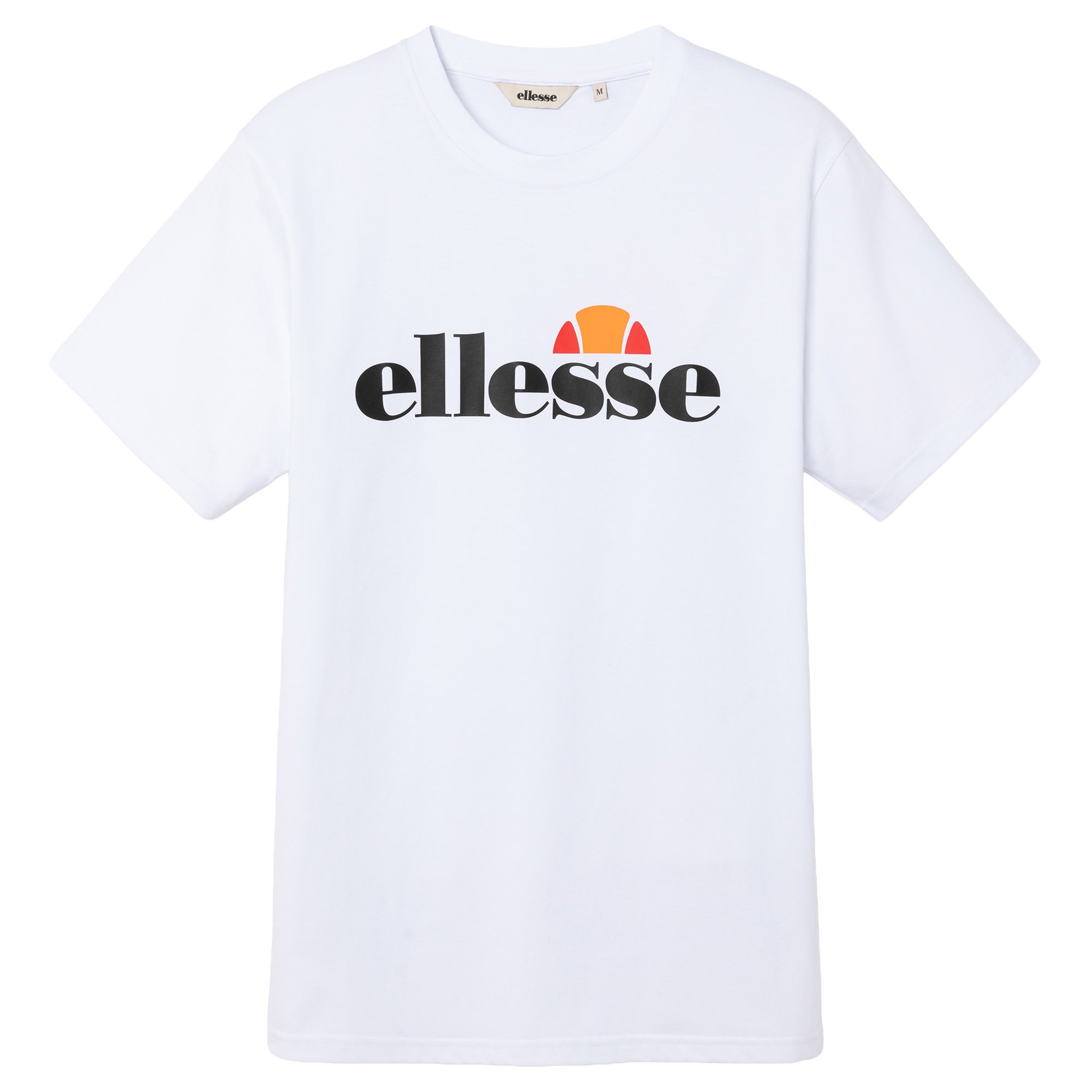ellesse Camiseta para hombre - PRADO 2, manga corta, cuello redondo, logotipo estampado, algodón, Color liso PRADO 2