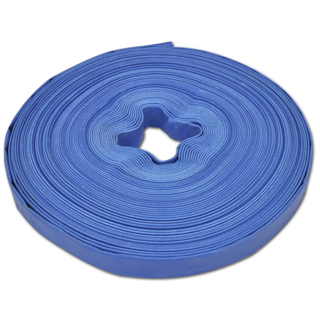 vidaXL Manguera Plana PVC Tubo de Suministro de Agua Tubería Plomería Dimensiones 38 mm/25 m, 25 mm/25 m, 50 mm/25 m y mas