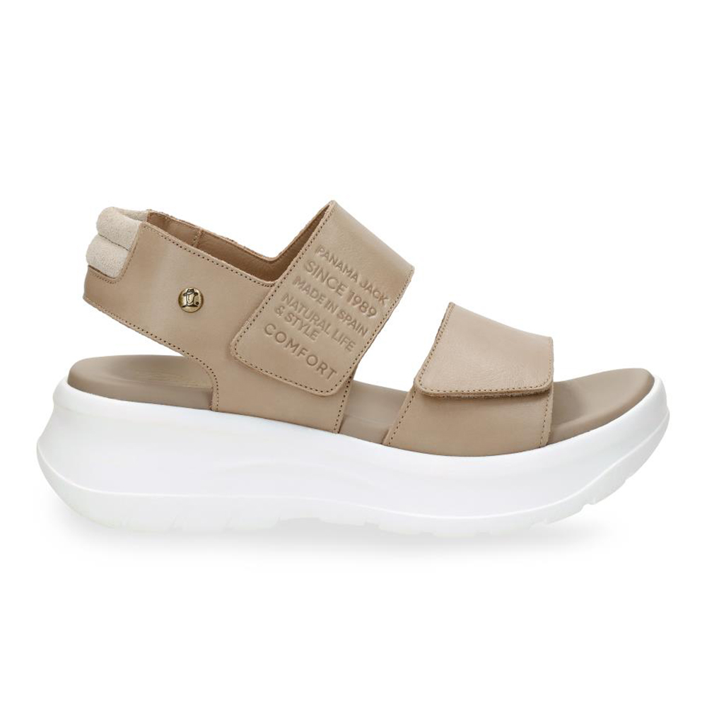 Sandalias Panama Jack modelo Noah B3 en color Taupe