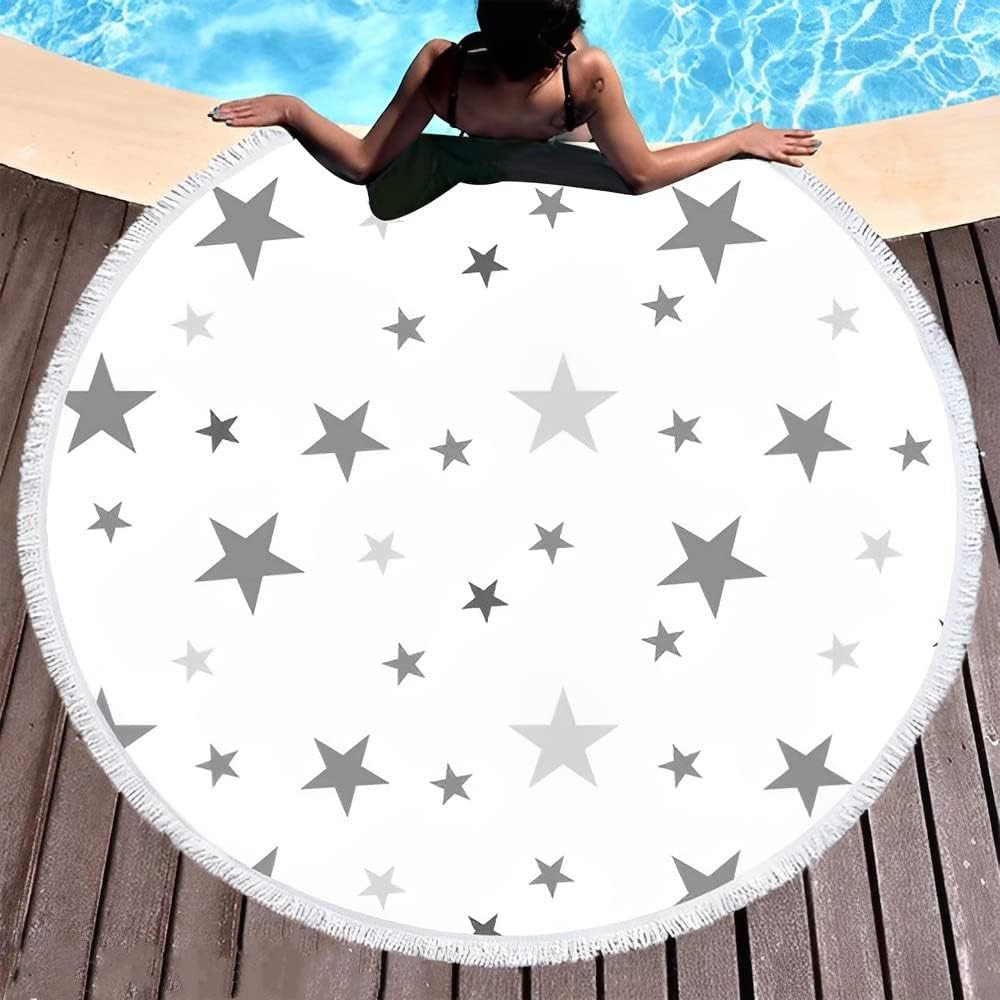 PLUSHOME Toalla de Playa Rectangular 90x170cm de Microfibra Alta Calidad