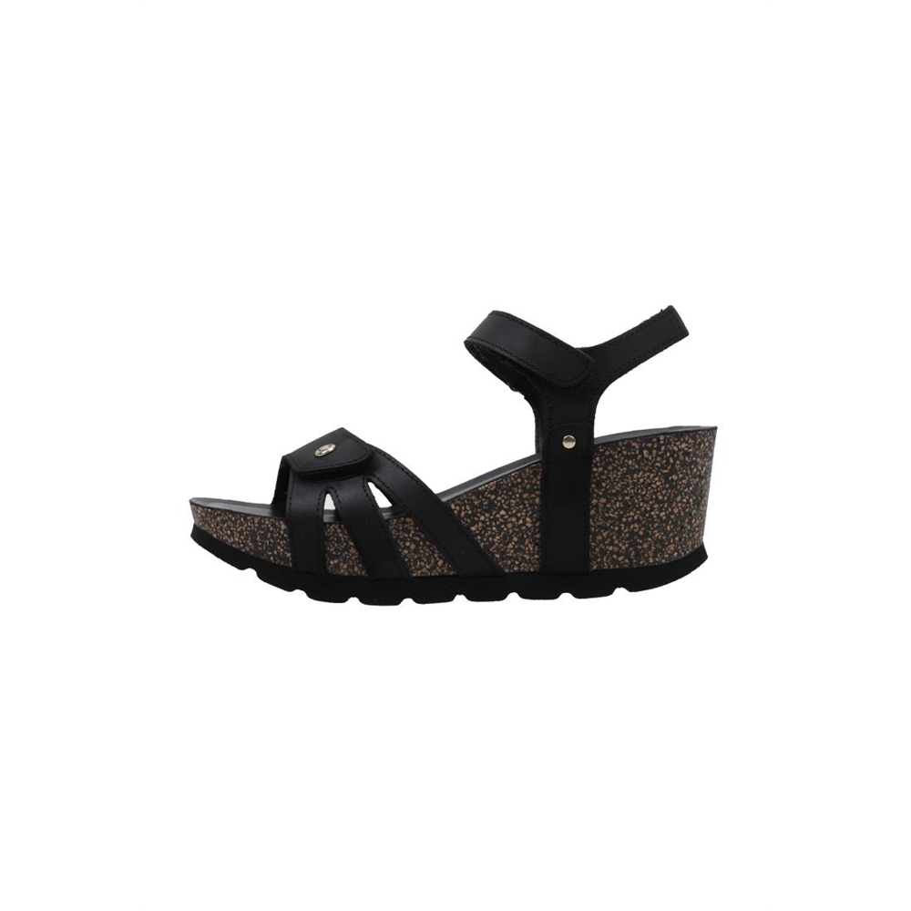 Panama Jack ROMY B4 Sandalias De Cuña Mujer Negro