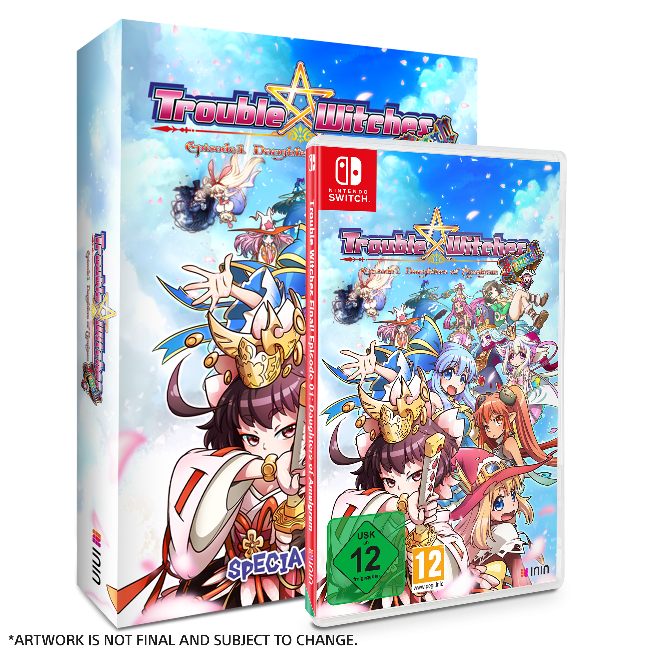 Trouble Witches Final: Episode 1 - Daughters of Amalgam (Special Edition) Juego Fisico para Consola Nintendo Switch