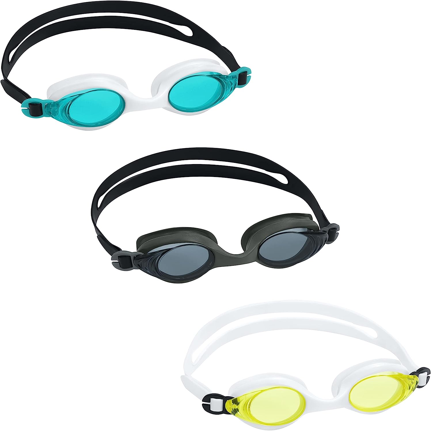 Gafas de Natación Bestway para Niños/adultos Protección UV, Ajuste Cómodo Color Surtido 1 unidad