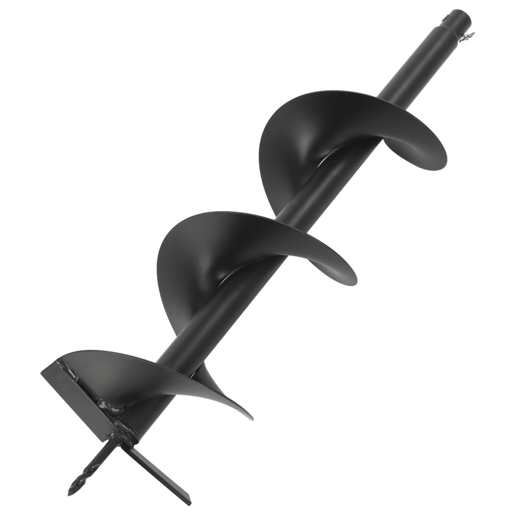 vidaXL Broca de Jardín Acero Barrena Espiral Perforadora Suelo Ahoyador Dimensiones 100 mm, 150 mm, 200 mm y mas