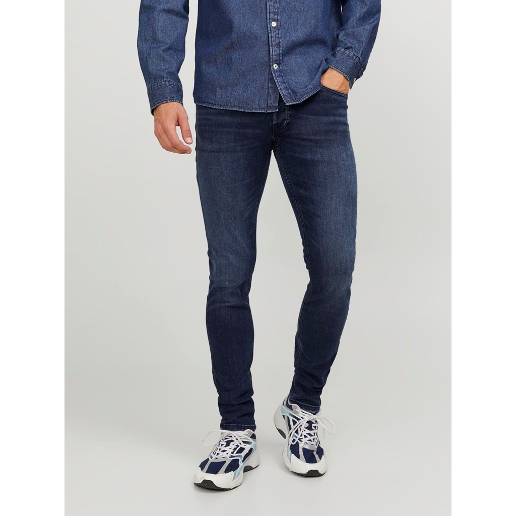 Jack & Jones - Pantalón vaquero Glenn Jjoriginal de corte slim tiro bajo con cinco bolsillos clásicos para hombre, 50% algodón y 20% algodón reciclado