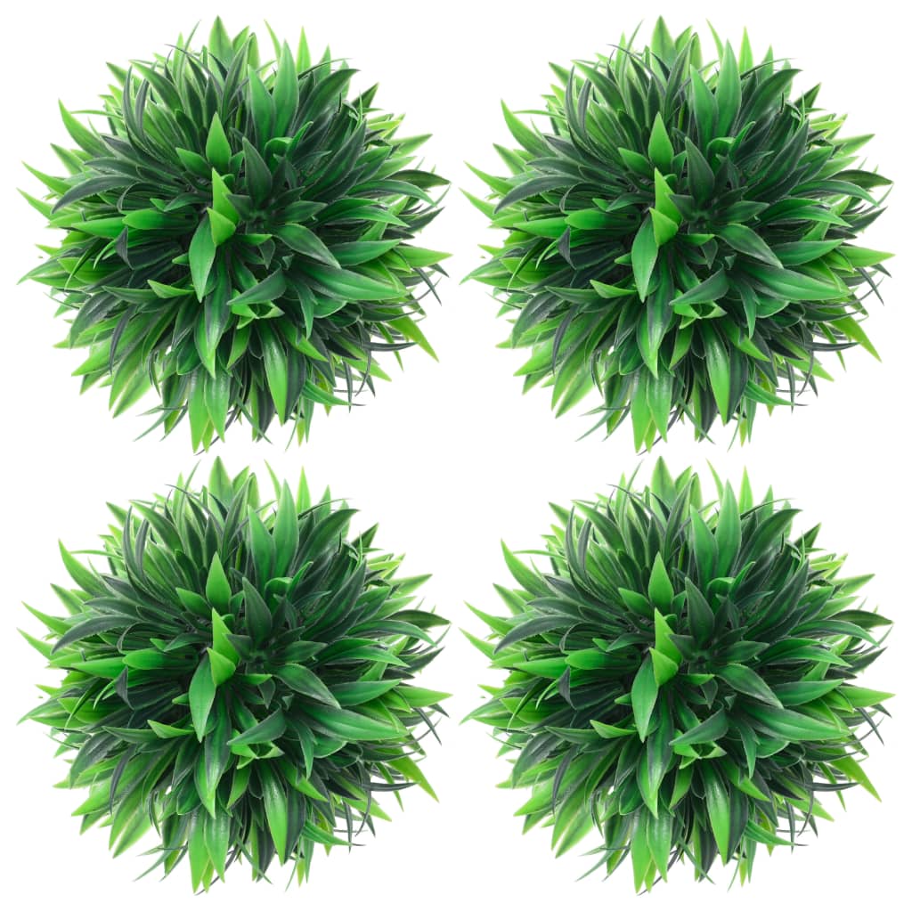 vidaXL Bolas de Boj Artificial Adorno Floral Planta Maceta Jardinera Dimensiones 20 cm (2 unidades), 15 cm (4 unidades), 30 cm (2 unidades) y mas