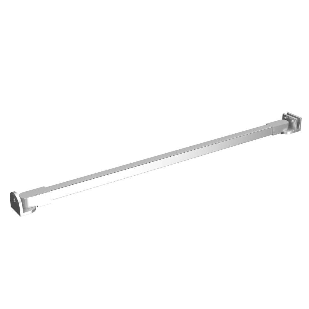 vidaXL Brazo de Soporte para Mampara de Ducha Acero Inoxidable Pared Dimensiones 47.5 cm, 57.5 cm