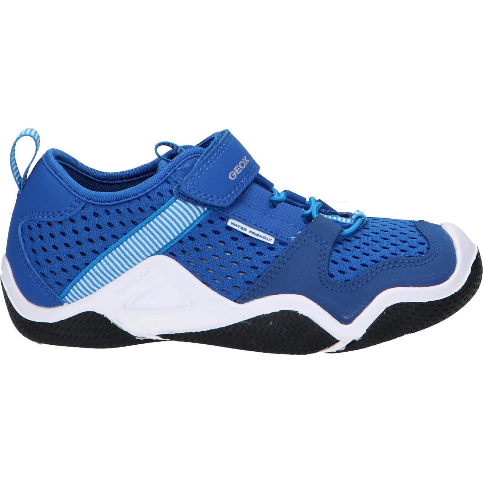 Geox j3530a 01450 jr wader c4380 royal-sky boys' sneakers