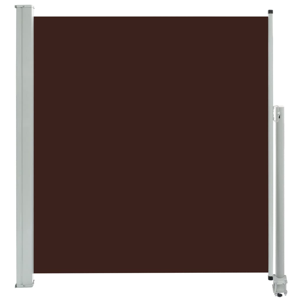 vidaXL Toldo lateral retráctil para patio 140x300 cm Color Crema, Marrón,