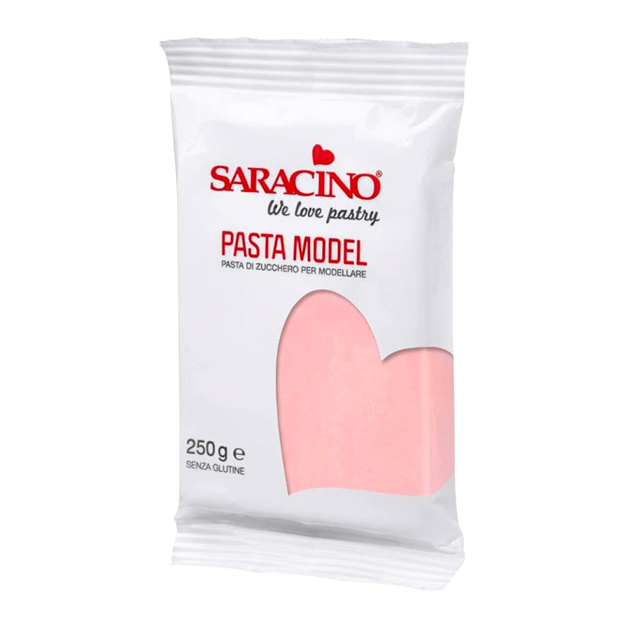 Glotomania Pasta de Modelar Saracino - Rosa 250 G