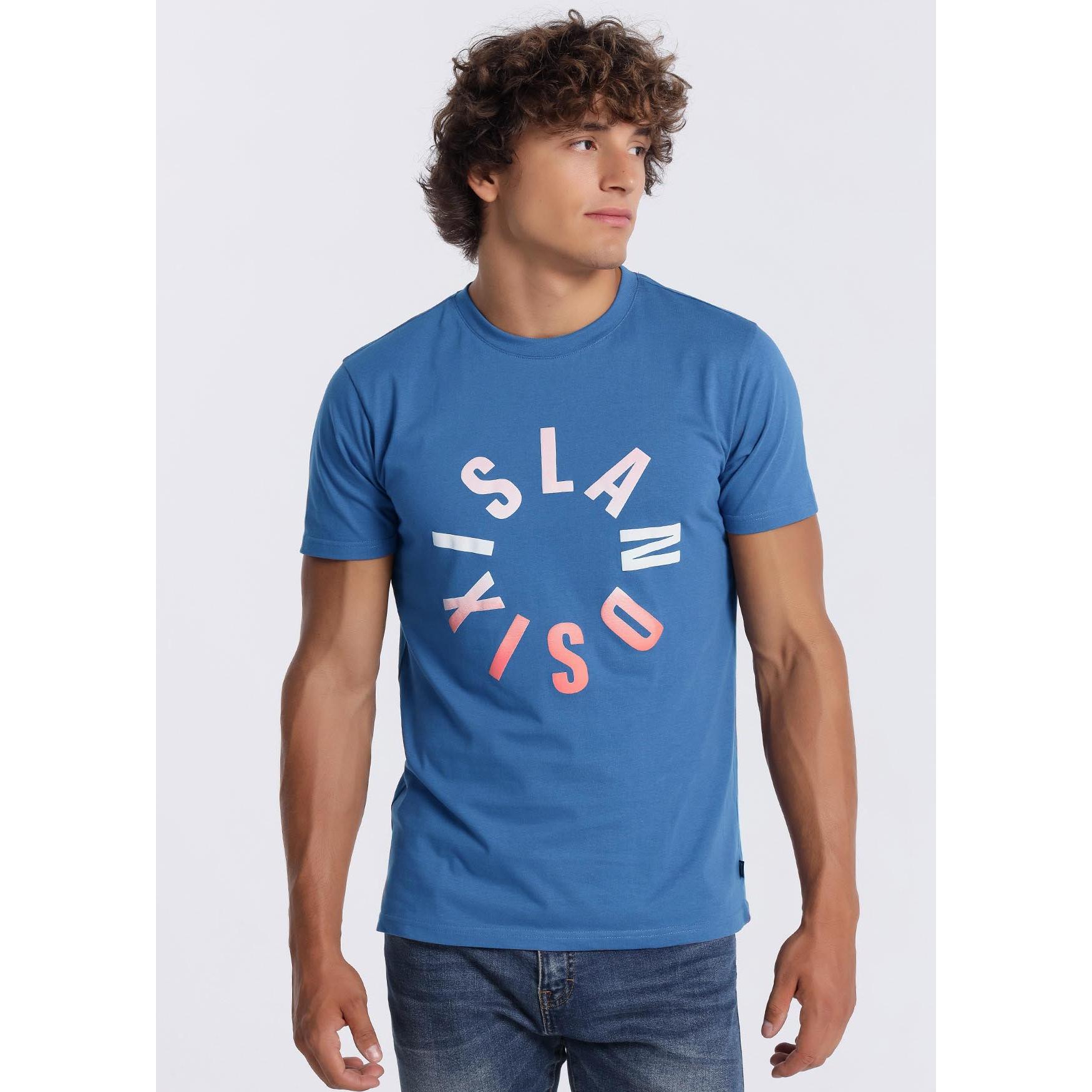 SIX VALVES - Camiseta de manga corta con logo circular